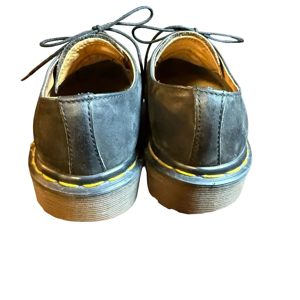 Dr. Martens England Skechers 3 Eye Oxford Shoes Black Nubuck Size UK 4 US 6 VTG